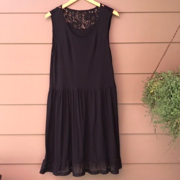 🔴3/$25 STYLE & CO. BLACK DRESS MEDIUM - Picture 2 of 8